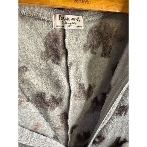 large bearpaw hooded fur fleece onsie/costume pj sleep pajama onesie fleece - Picture 6 of 9